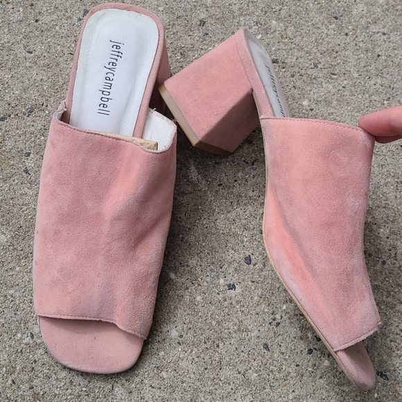 Jeffrey Campbell Shoes - Jeffrey Campbell Suede Block Heel Sandals